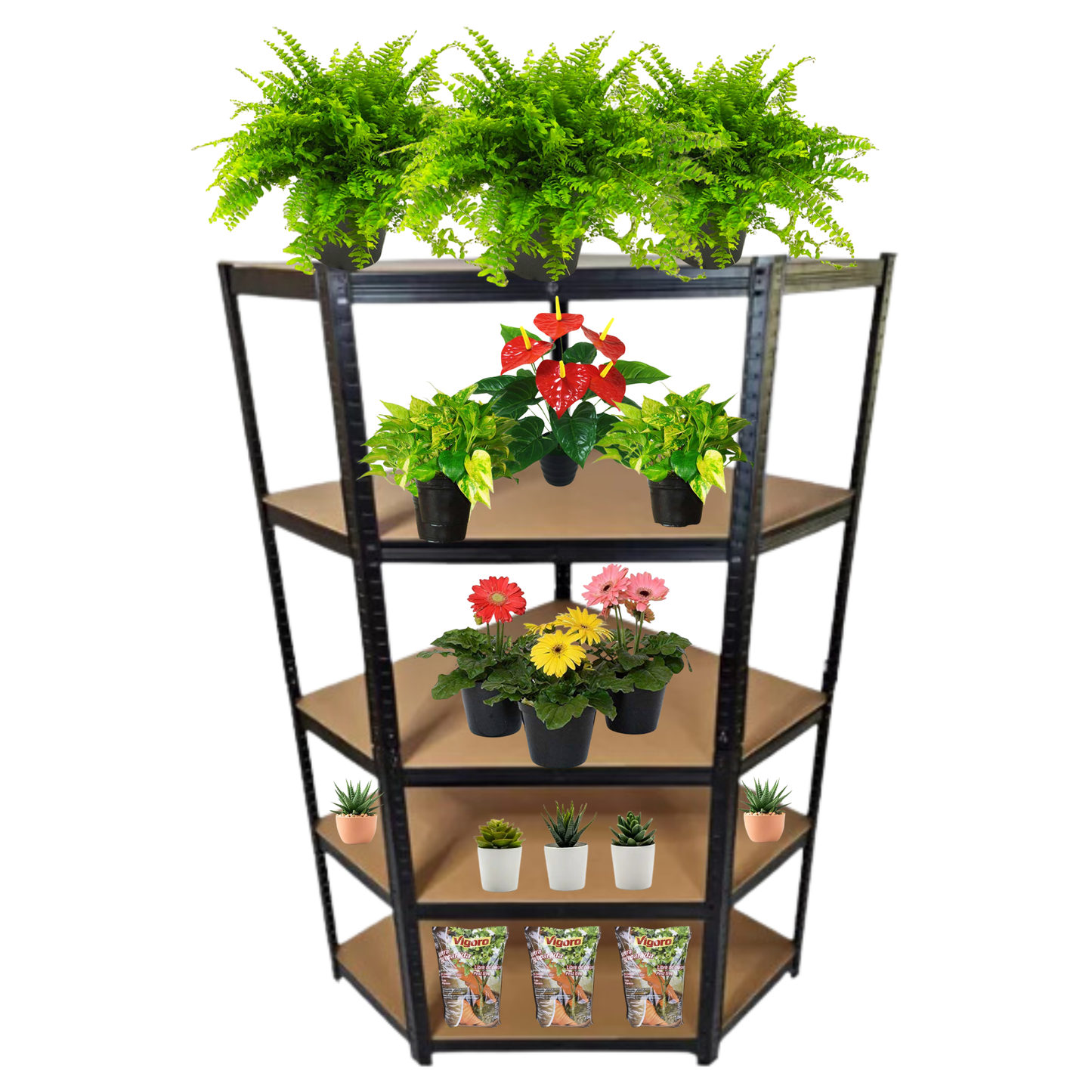 ANAQUEL ESTANTE ESQUINERO