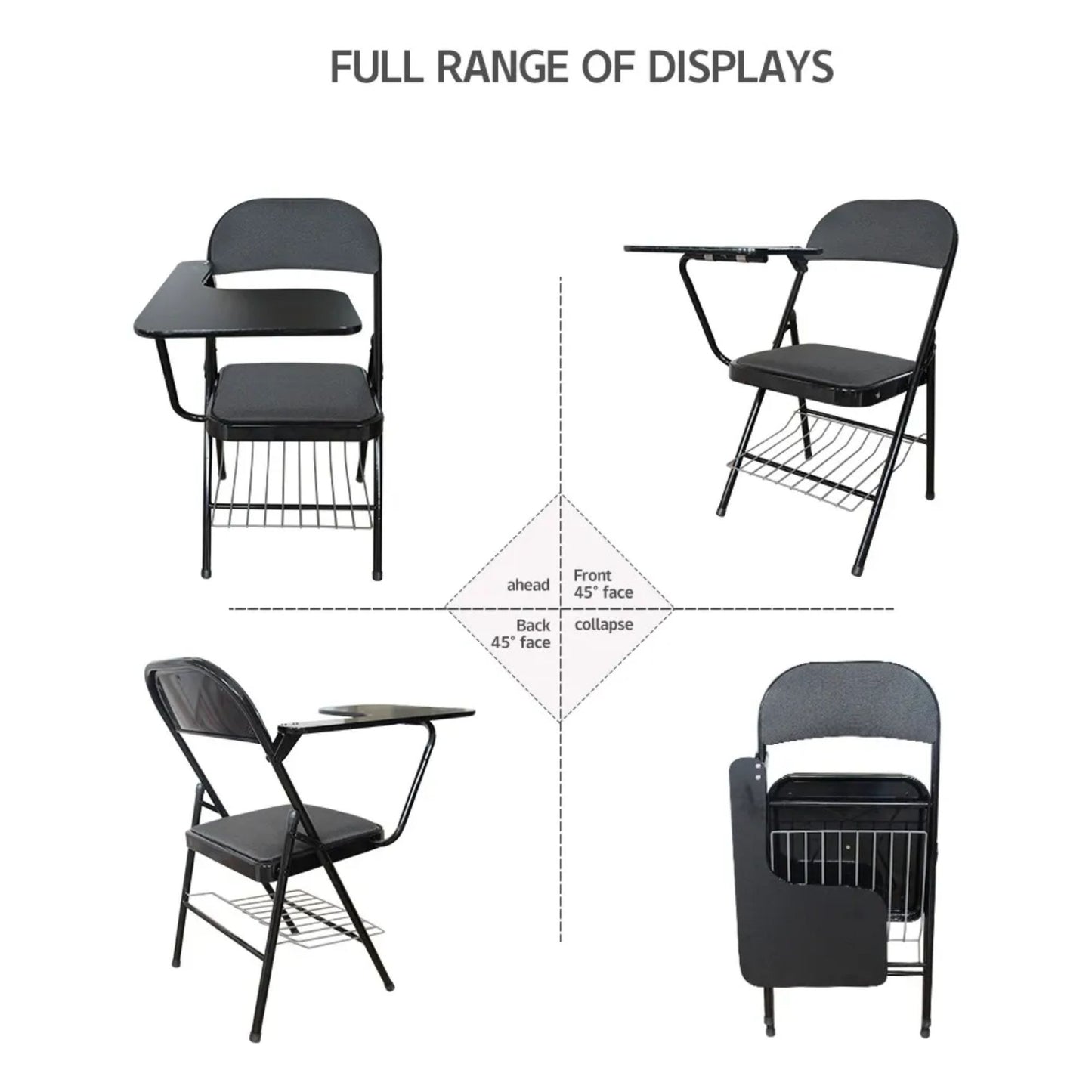 BUTACA CON PALETA PLEGABLE