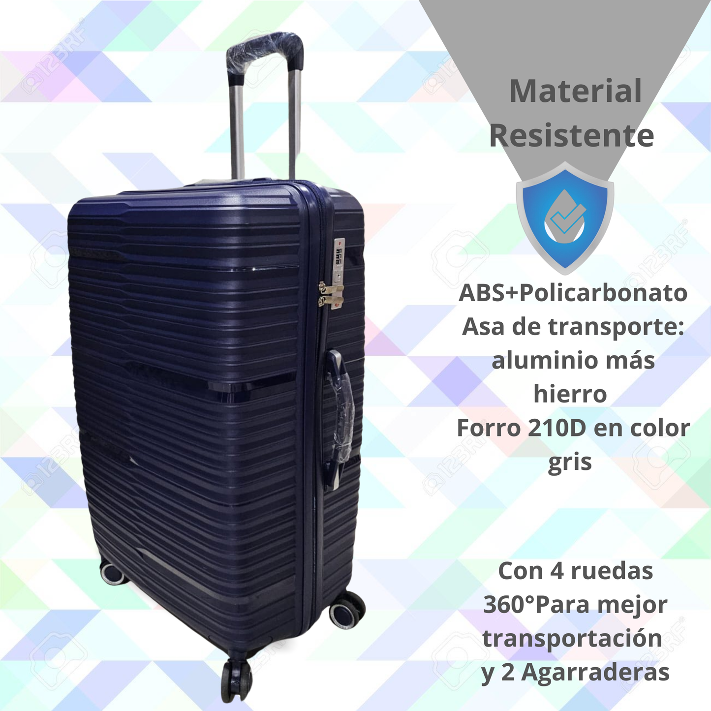 Kit de 3 Maletas 20 24 y 28 Pulgadas