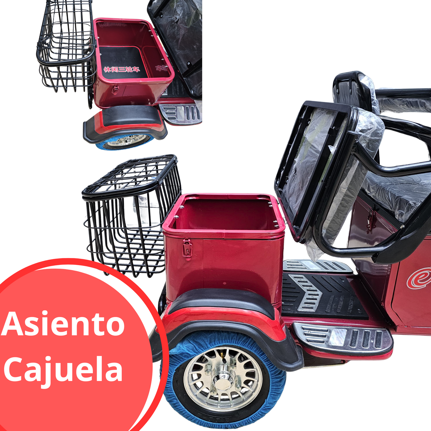 TRICICLO ELÉCTRICO PARA PERSONAS