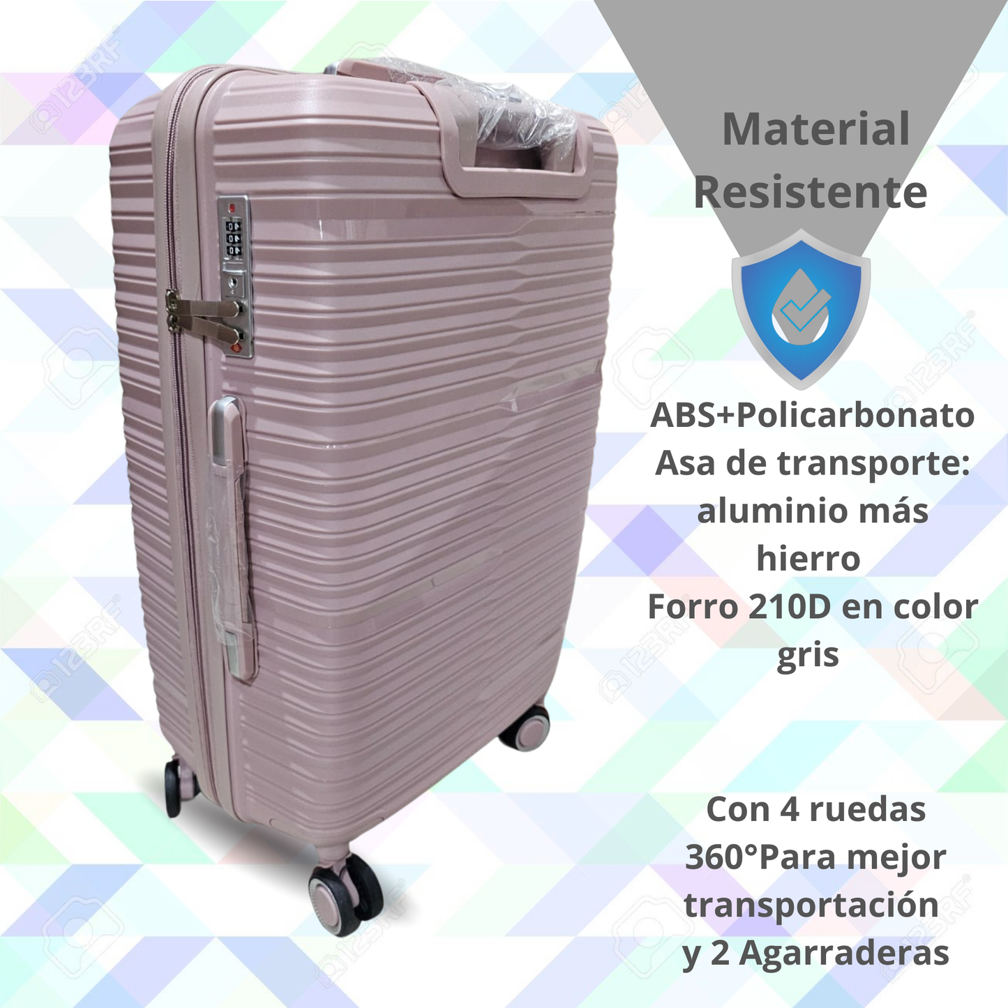 Kit de 3 Maletas 20 24 y 28 Pulgadas