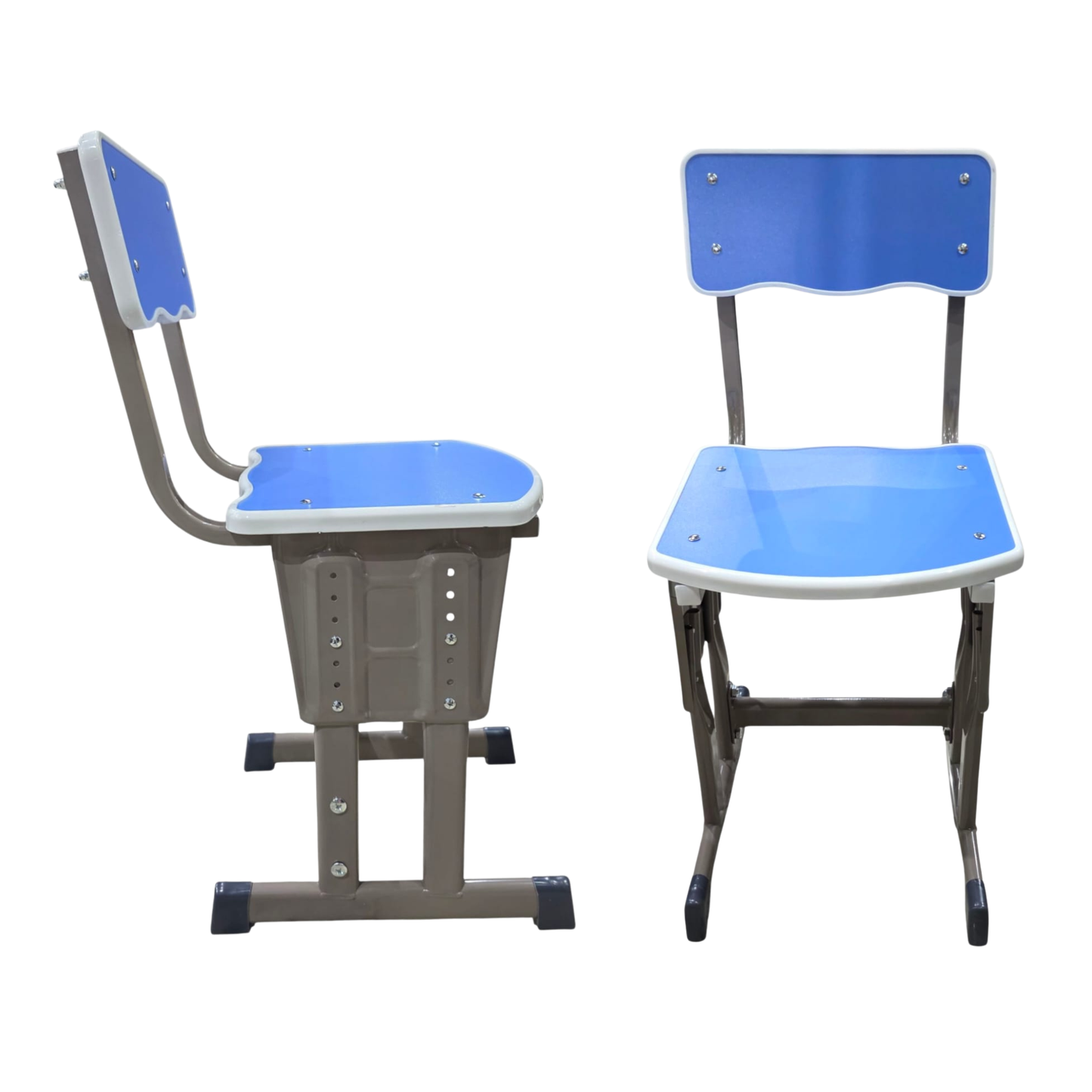 Escritorio Infantil De metal Ajustable Con Banco