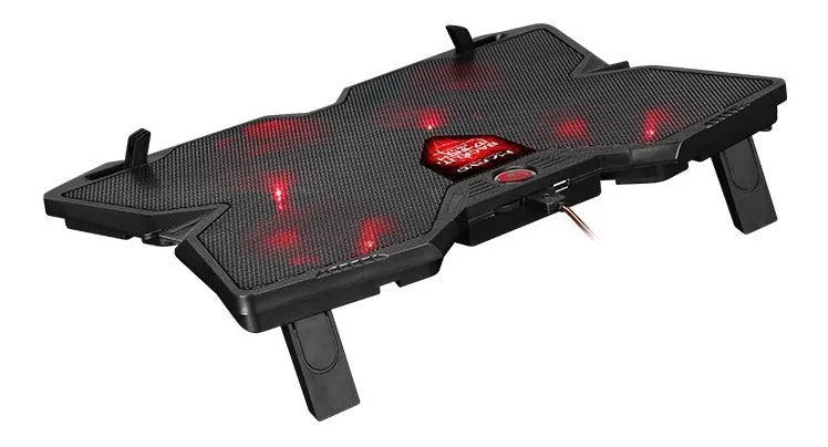 Base Enfriadora Gamer Fn-38 Marvo 4 Ventiladores Hasta 17