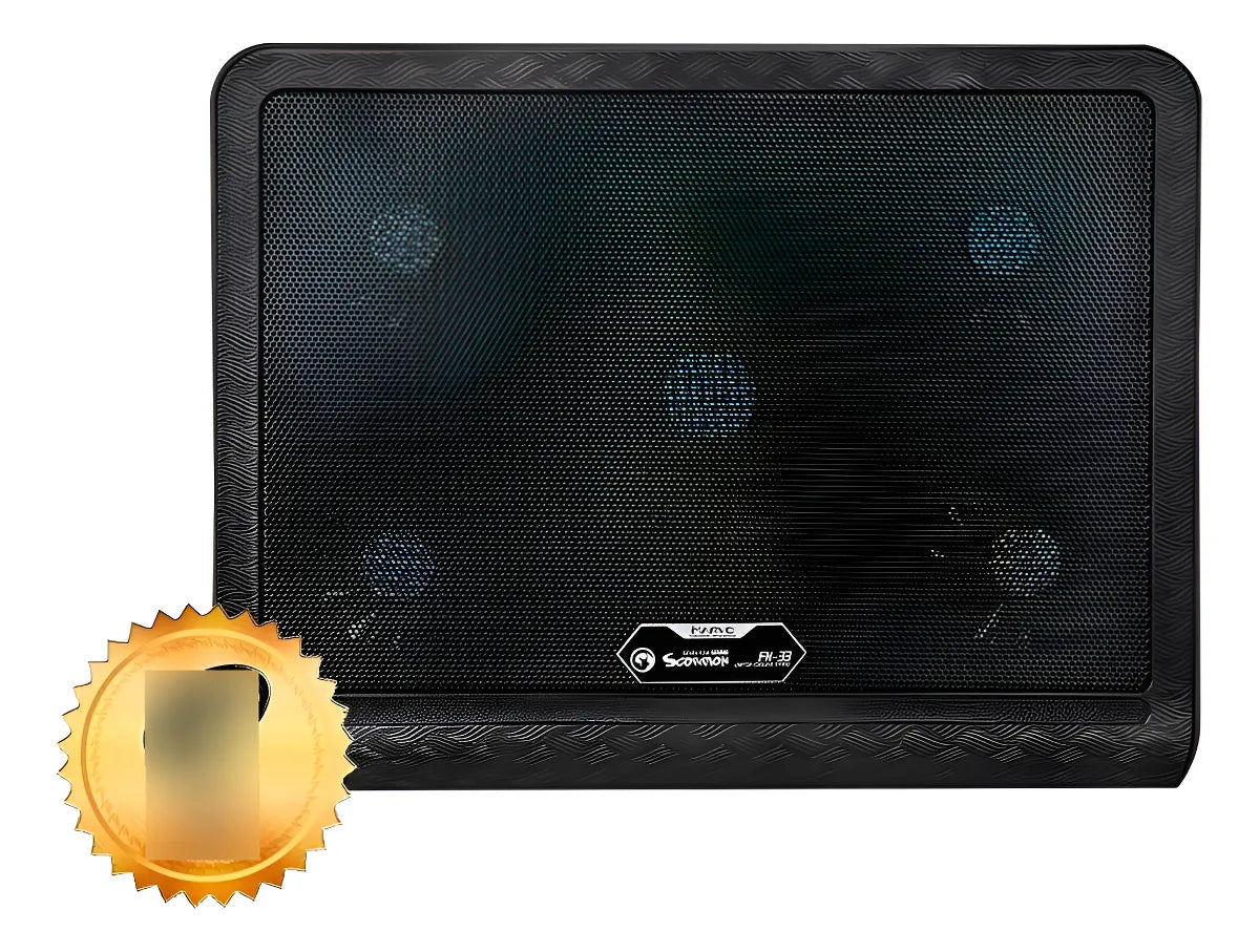 Base Enfriadora Laptop Fn33, 17 5 Ventiladores