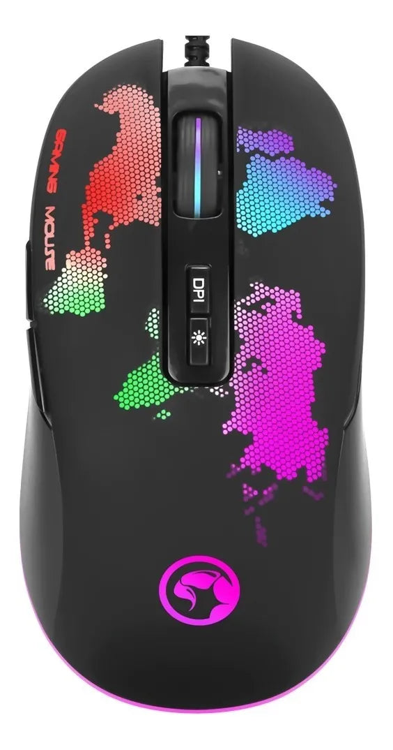 Mouse Gamer Marvo M422 6400 Dpi 7 Botones Usb