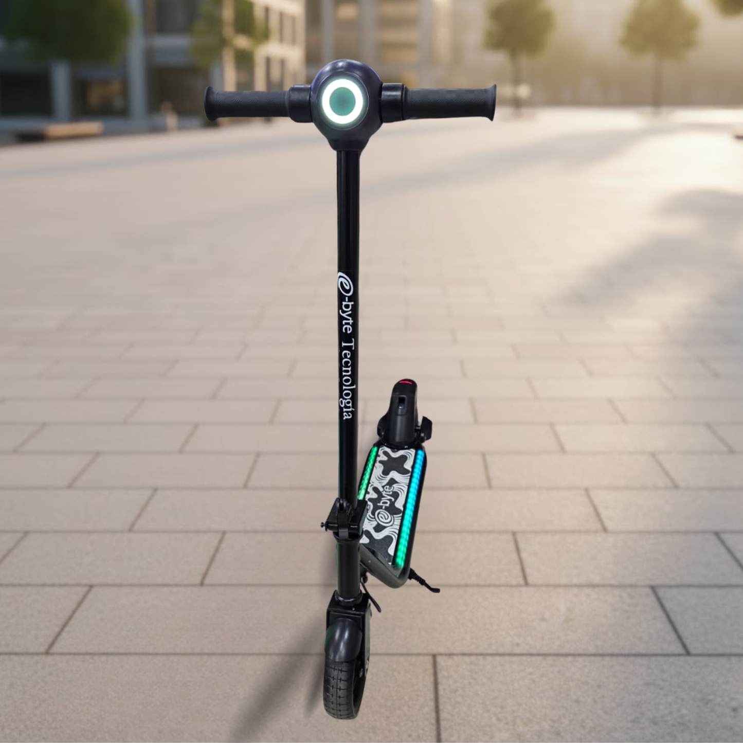 Patín Eléctrico Infantil Plegable Con Luz Led