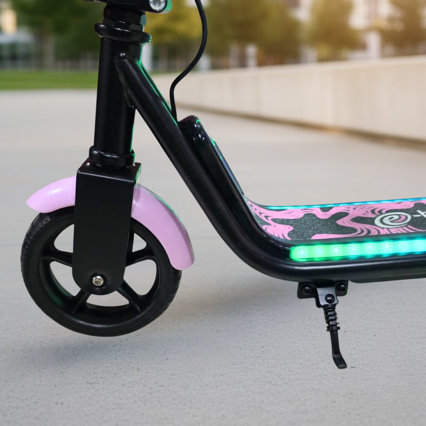 Patín Eléctrico Infantil Plegable Con Luz Led