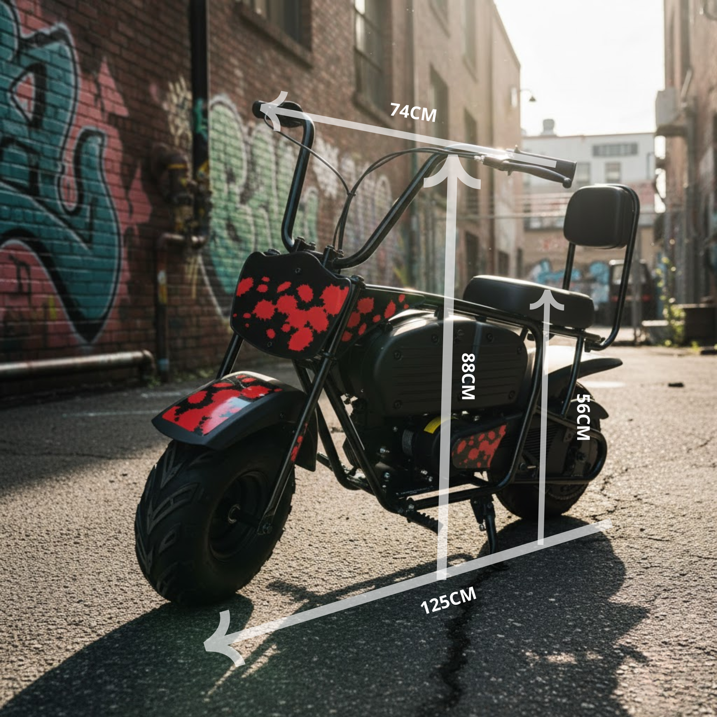 Moto Chopper Eléctrica Automática Para Niños Y Adolescentes