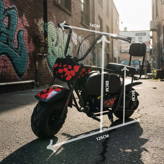 Moto Chopper Eléctrica Automática Para Niños Y Adolescentes