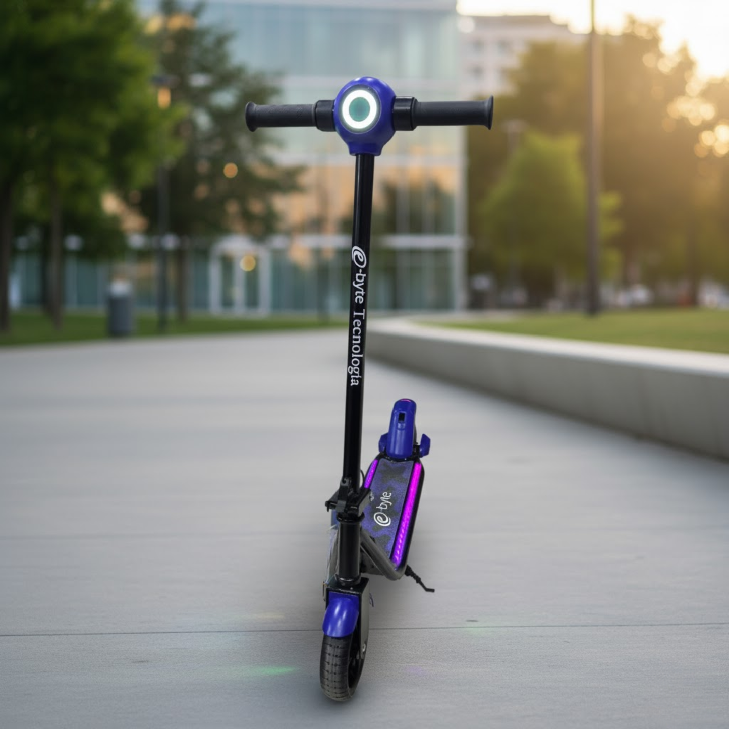 Patín Eléctrico Infantil Plegable Con Luz Led