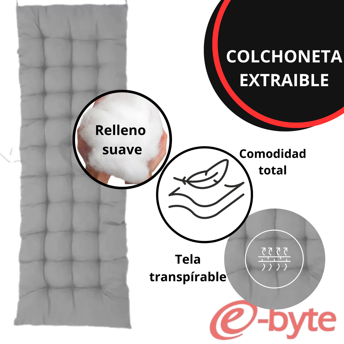 Silla Cero Gravedad Interior y Exterior