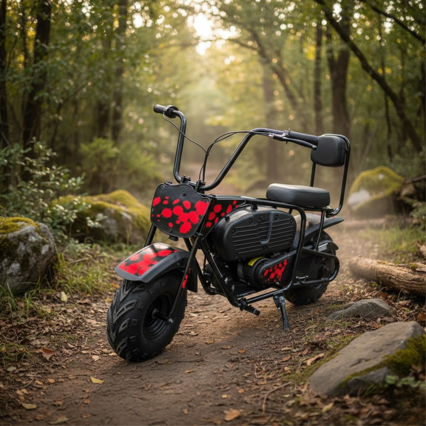 Moto Chopper Eléctrica Automática Para Niños Y Adolescentes