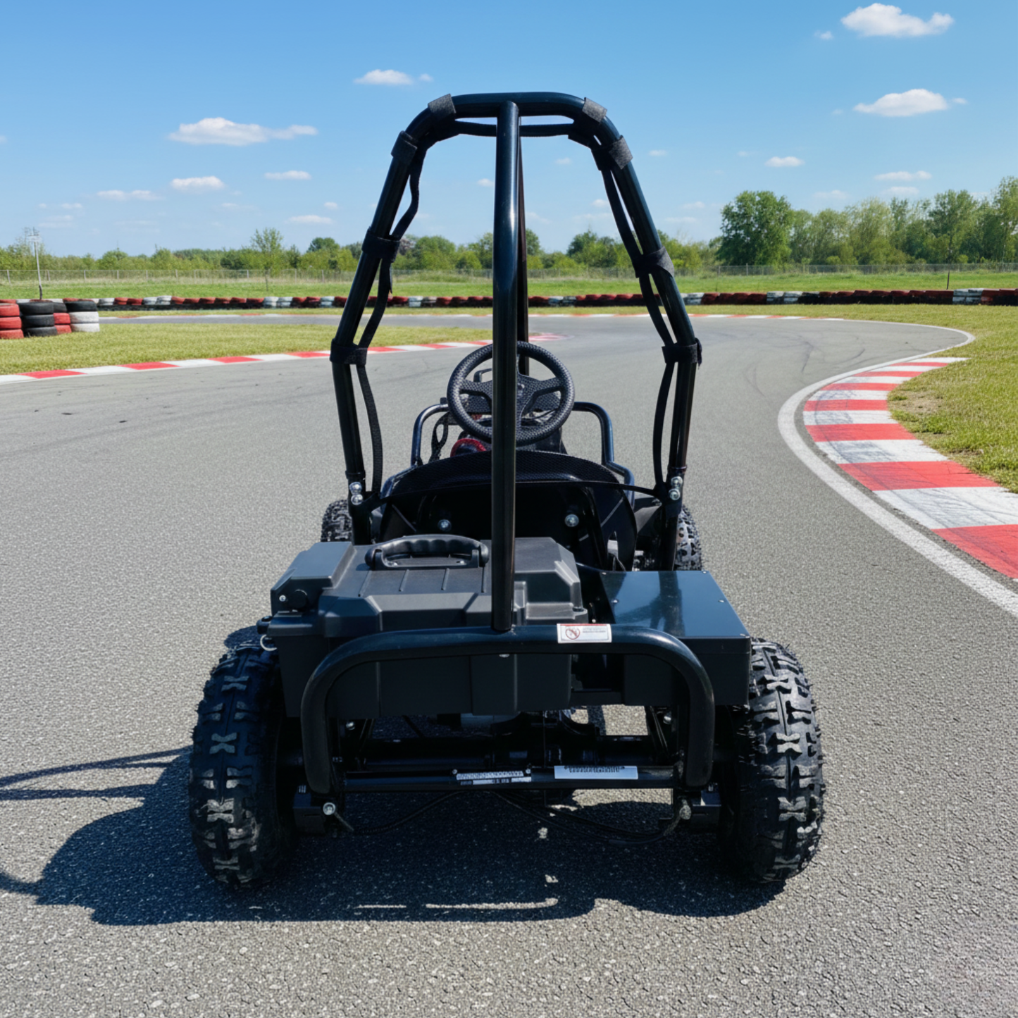 Go-Kart 25km/h Soporta 150kg Eléctrico