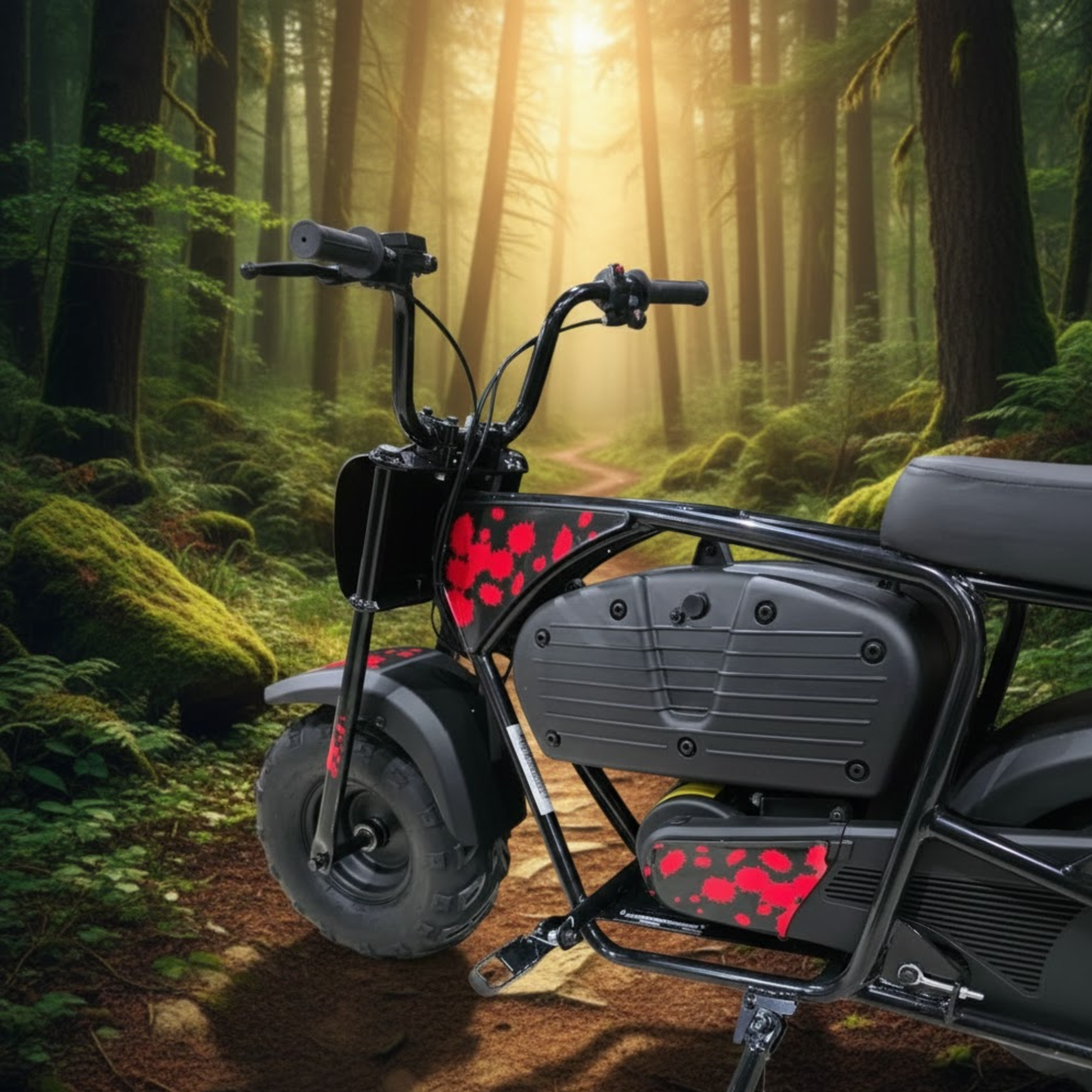 Moto Chopper Eléctrica Automática Para Niños Y Adolescentes