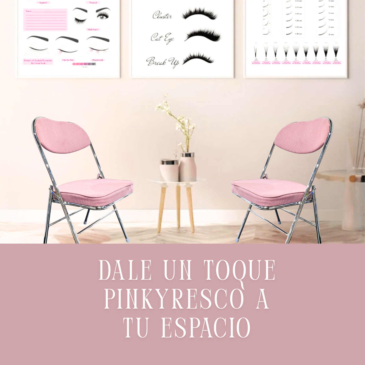 SILLA PLEGABLE ACOJINADA