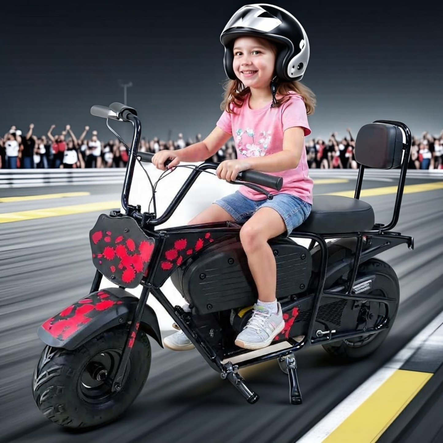 Moto Chopper Eléctrica Automática Para Niños Y Adolescentes