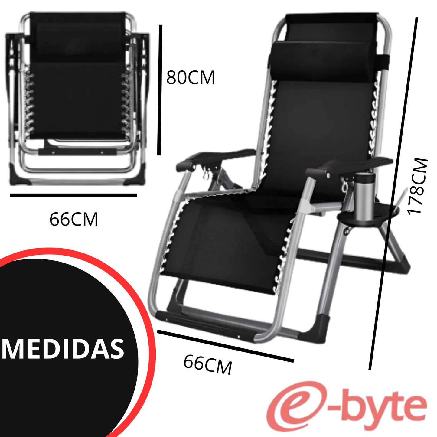 Silla Cero Gravedad Interior y Exterior