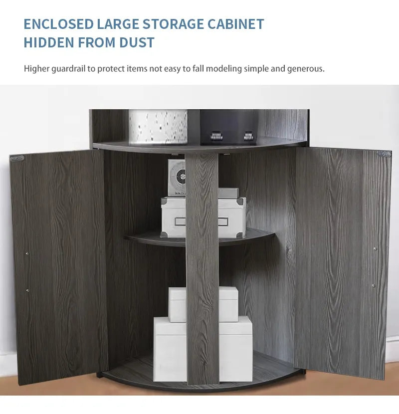 Equinero Librero Con Repisa Y Puertas