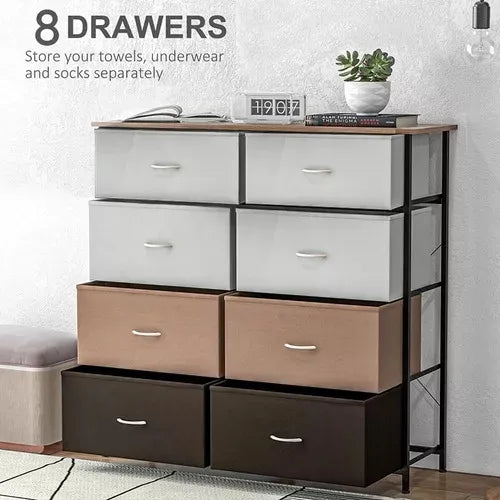 Cajonera 8 Cajones De Tela