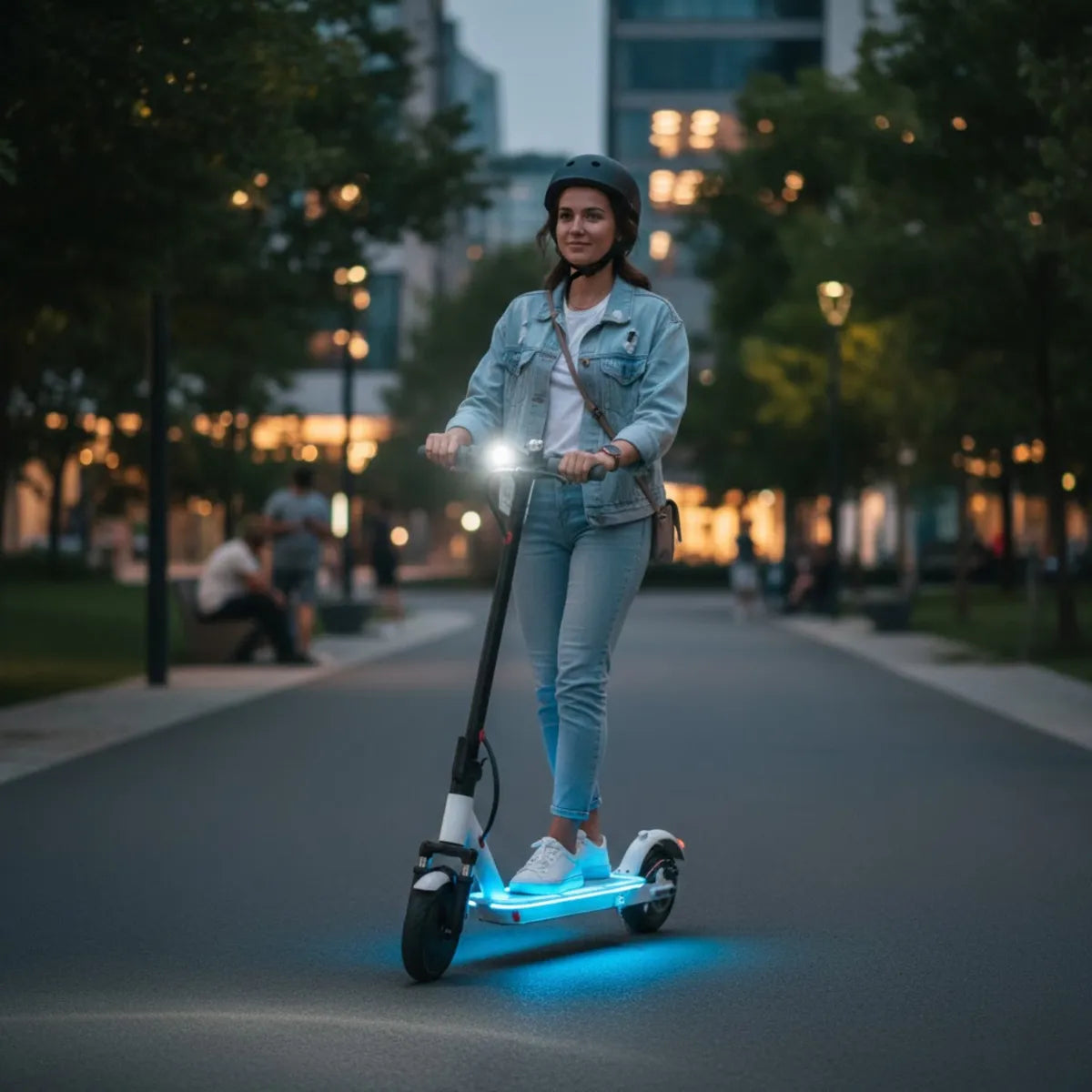 Scooter Electrico Plegable Bt Para Adultos Y Adolescentes