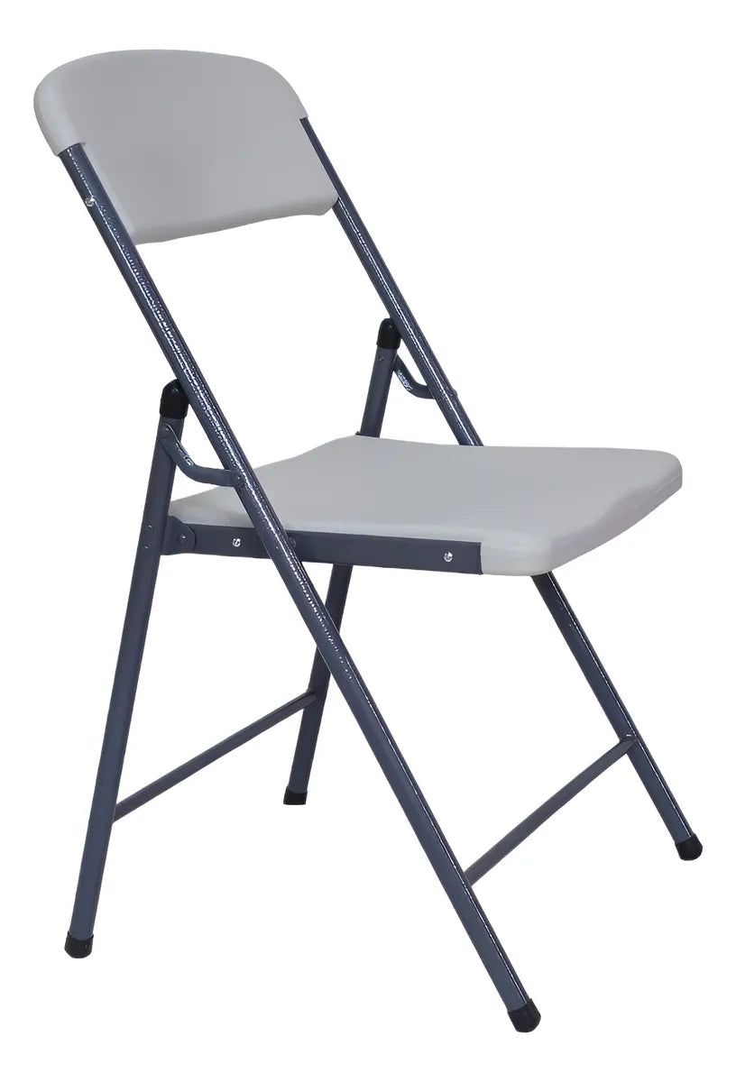 Silla Plegable Blanca Interior y Exterior