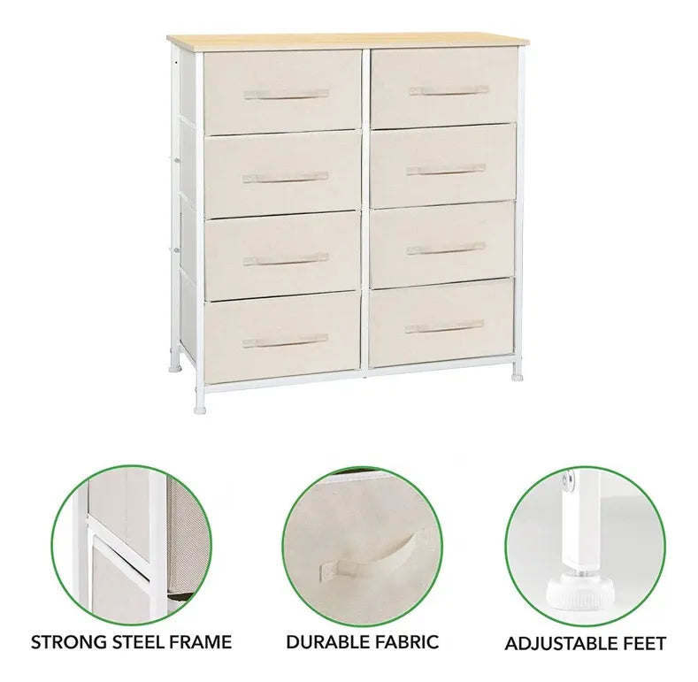 Cajonera 8 Cajones De Tela