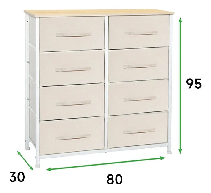 Cajonera 8 Cajones De Tela