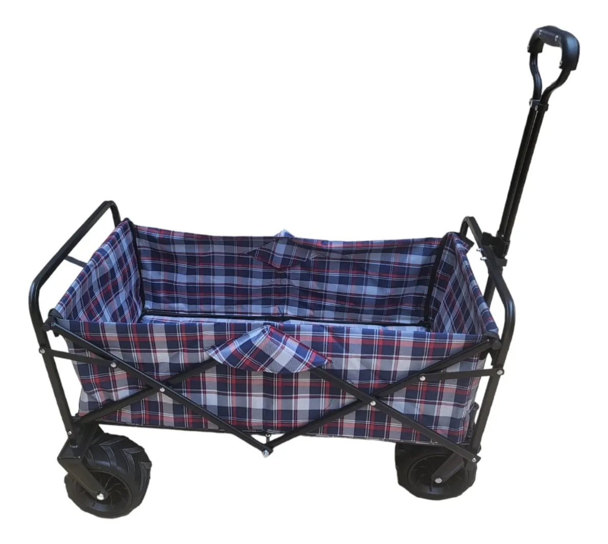 Carro Plegable Llanta 7 Todo Terreno Carga Pesada 120 Kg