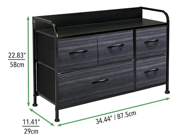 Cajonera Baja De 5 Cajones