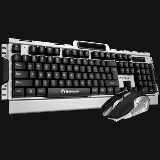 Kit Marvo Kw511 Teclado/mouse Inalámbricos 1600dpi 6 Botones
