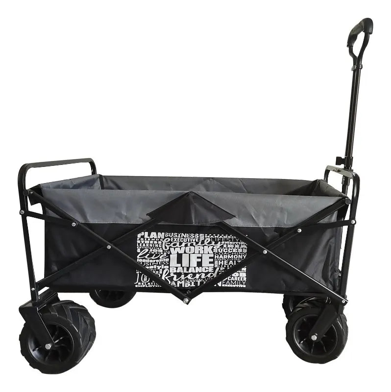 Carro Plegable Llanta 7 Todo Terreno Carga Pesada 120 Kg
