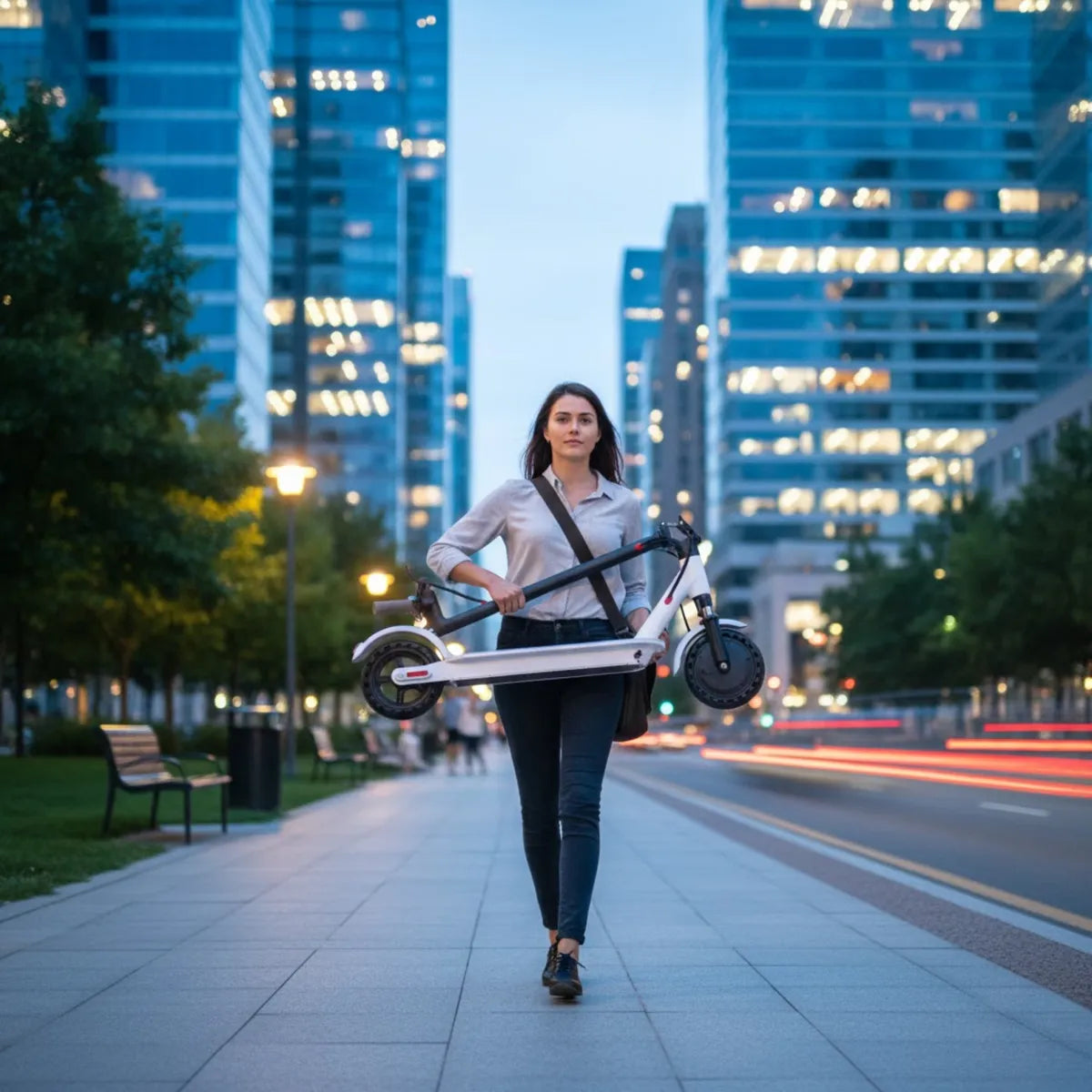 Scooter Electrico Plegable Bt Para Adultos Y Adolescentes