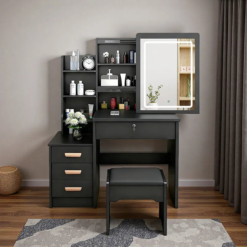 Tocador Infantil Con Espejo Deslizante