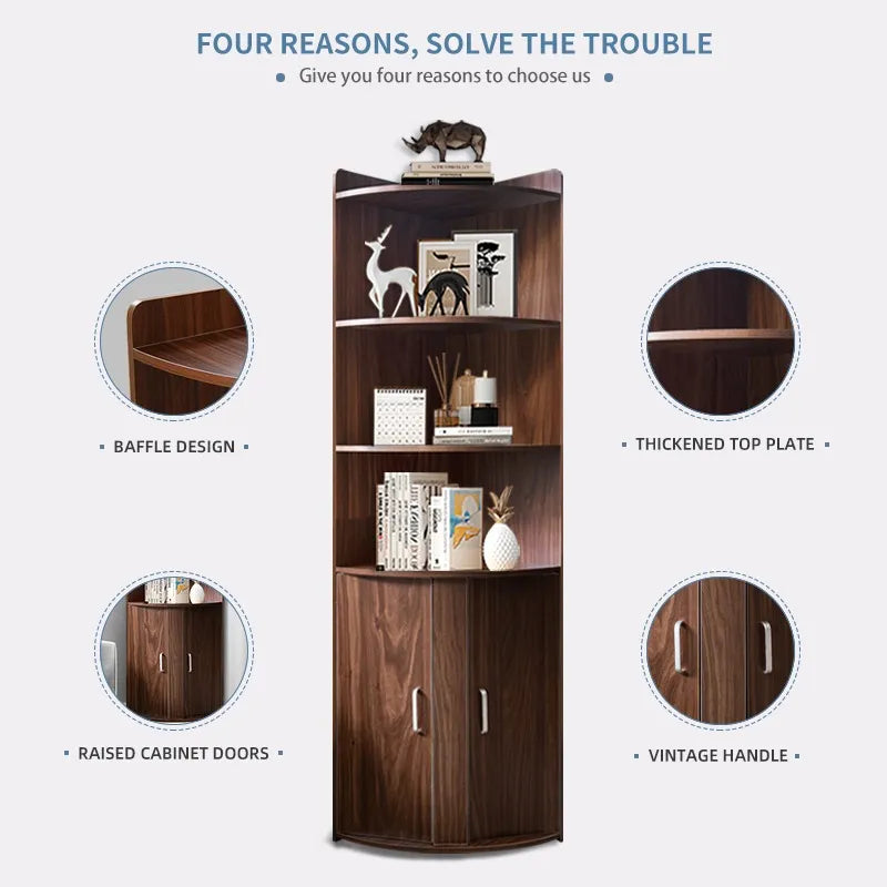 Equinero Librero Con Repisa Y Puertas