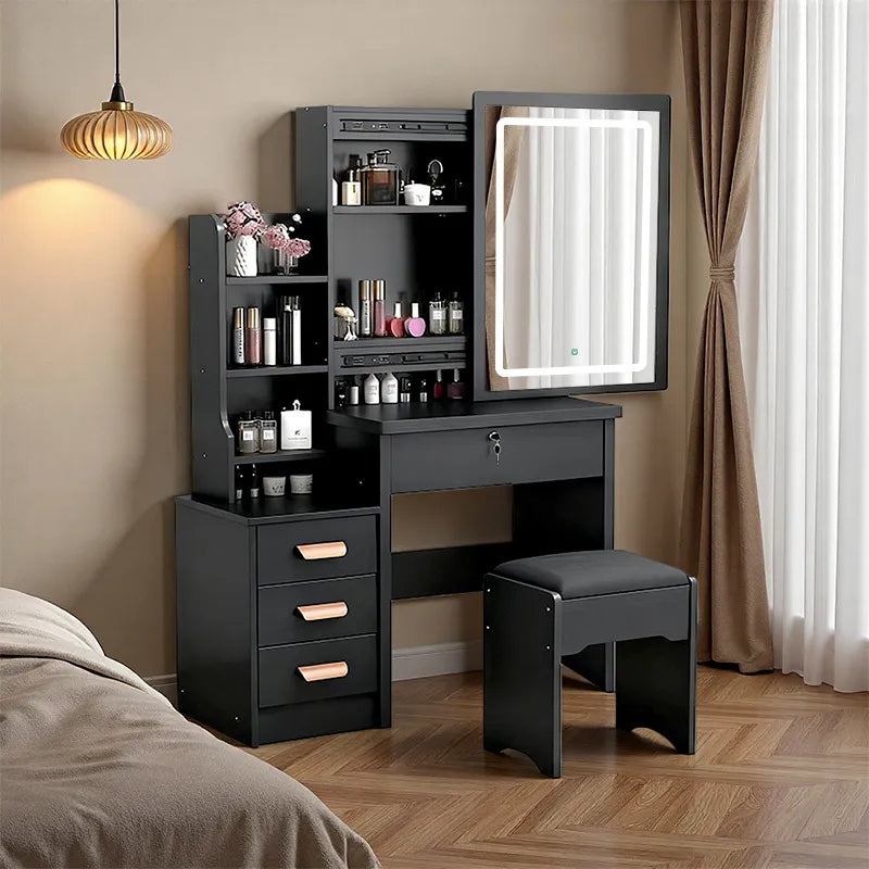 Tocador Infantil Con Espejo Deslizante