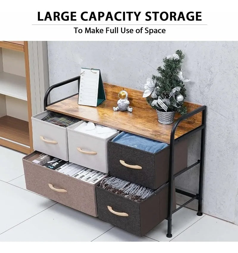 Cajonera Baja De 5 Cajones