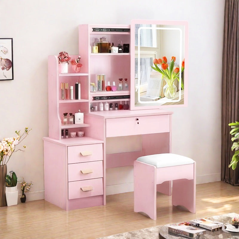 Tocador Infantil Con Espejo Deslizante