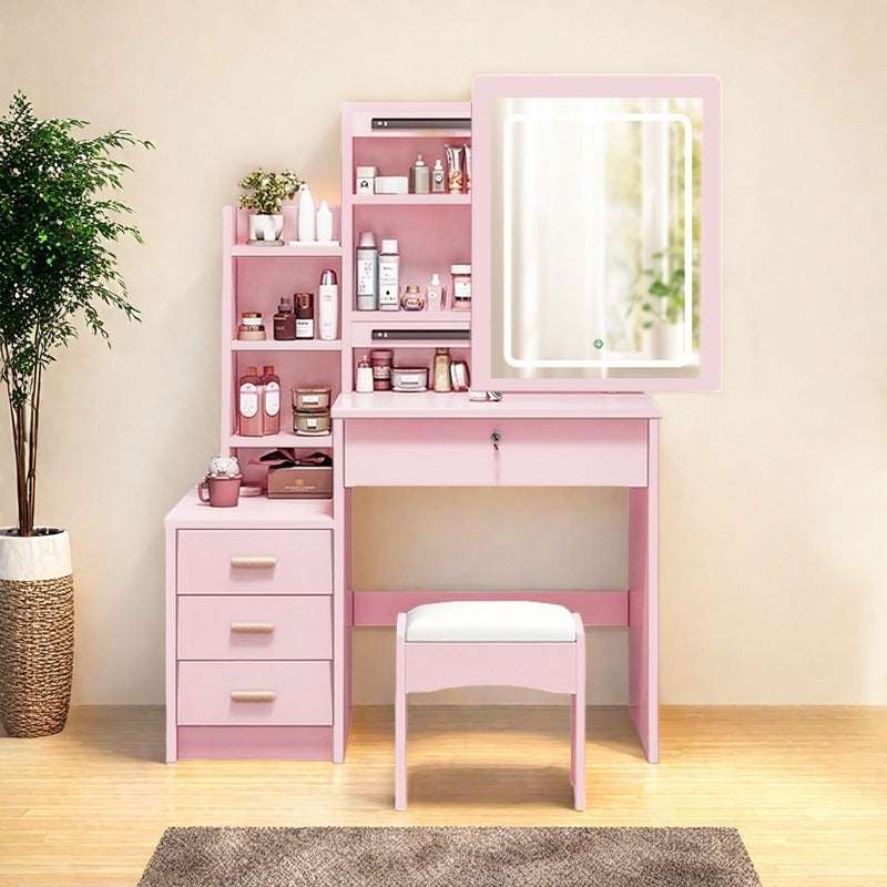 Tocador Infantil Con Espejo Deslizante