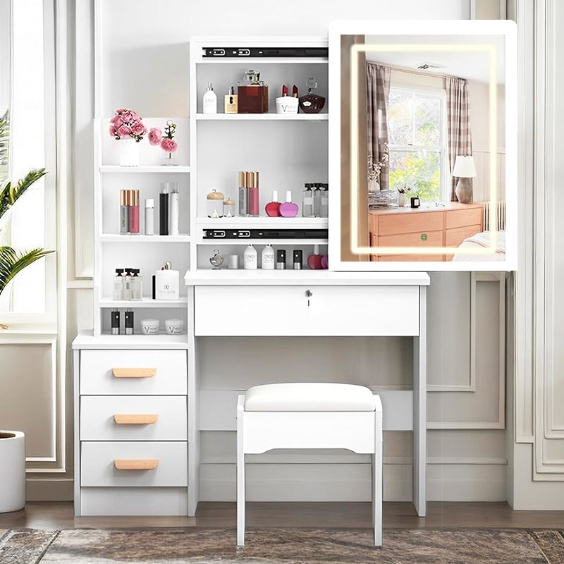 Tocador Infantil Con Espejo Deslizante