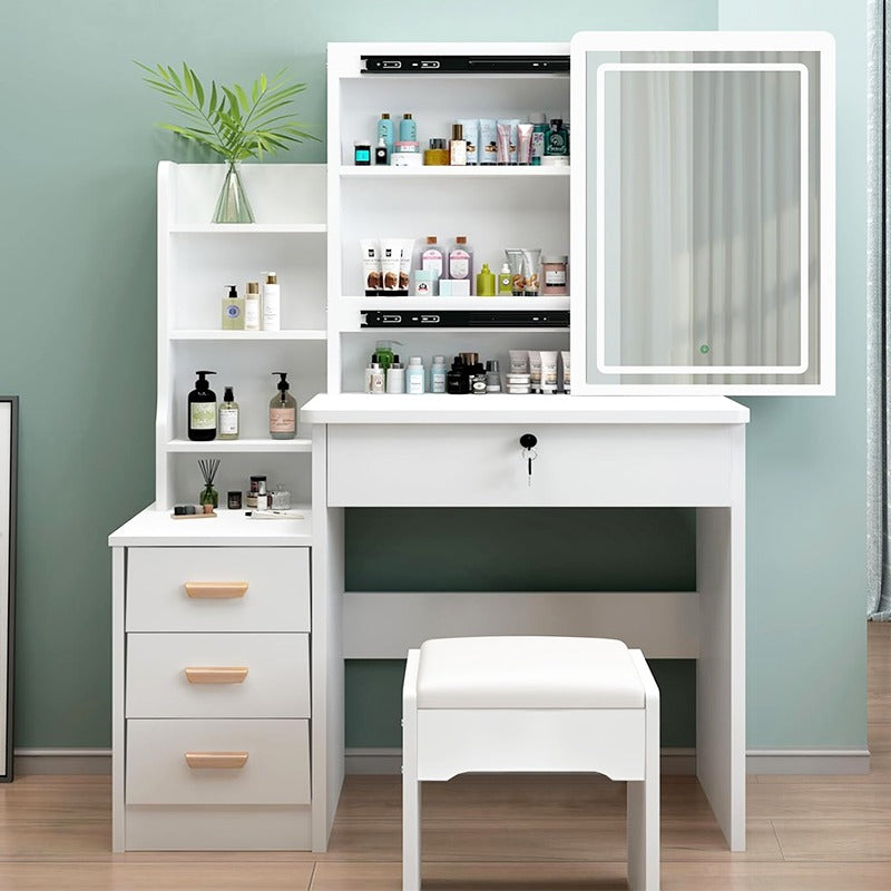 Tocador Infantil Con Espejo Deslizante